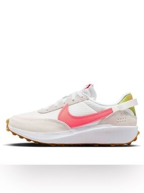 Nike Waffle Debut WMNS White Bright Cactus Sneakers 9.5